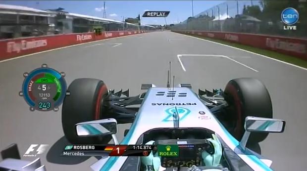 Videón Rosberg rajtelsőségét érő köre Kanadából