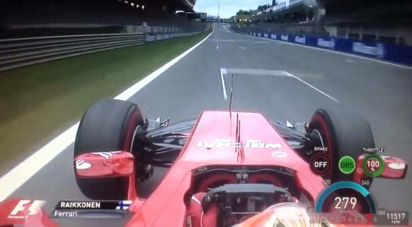 Így mozog Raikkönen alatt a Ferrari a Red Bull Ringen
