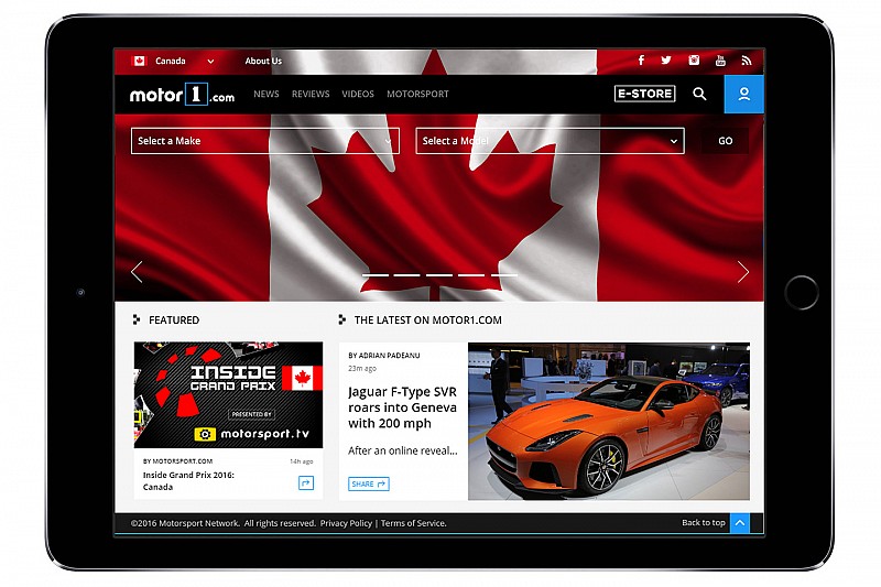 Motor1.com startet kanadische Version