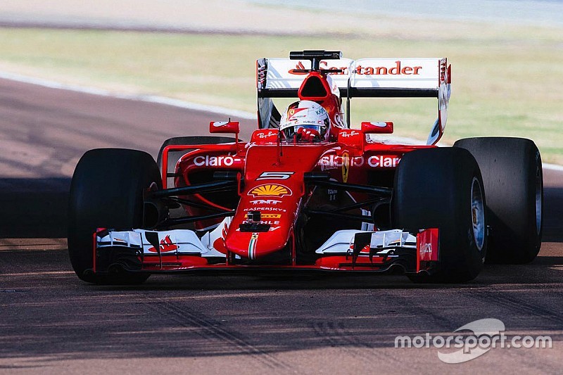 Record di Vettel a Fiorano con la SF15-T al debutto con le gomme larghe!