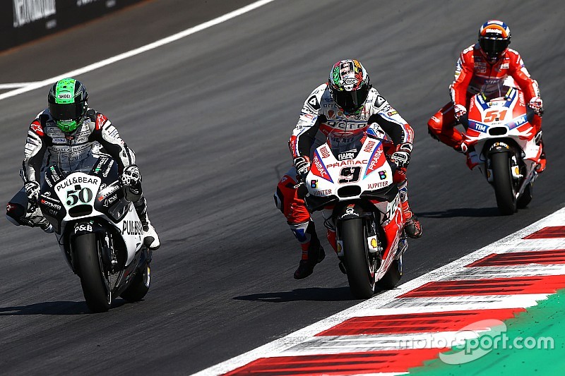 Petrucci perde 3 posizioni in griglia a Brno per il crash con Laverty