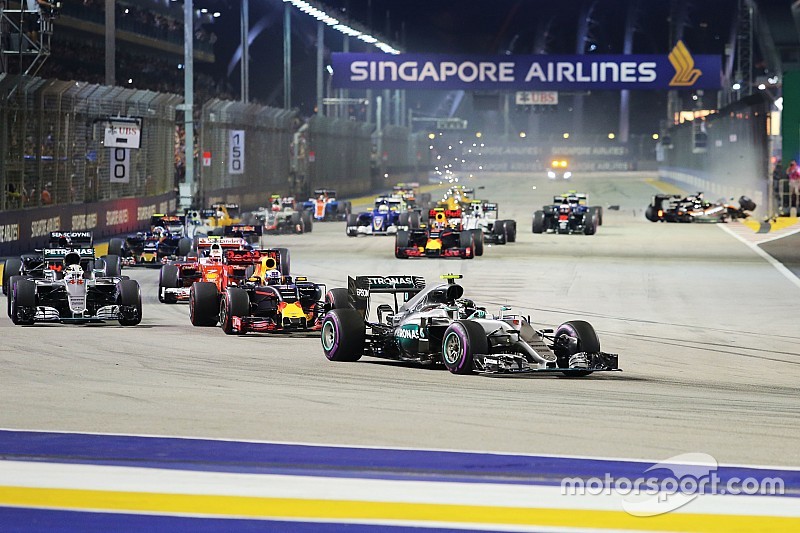 Formel 1 in Singapur: Das Rennergebnis in Bildern