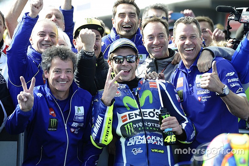 Rossi: “Cuando Marc se cayó pensé que podía ganar”
