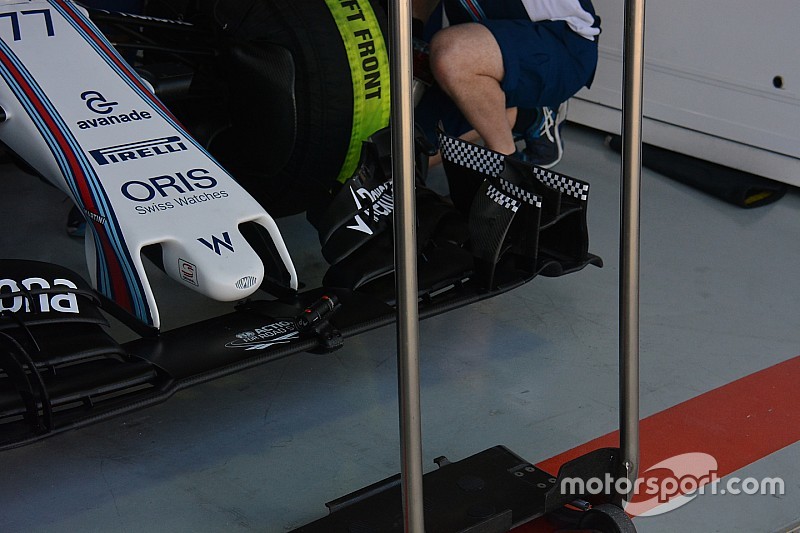 Technique - Williams scrute son aileron avant