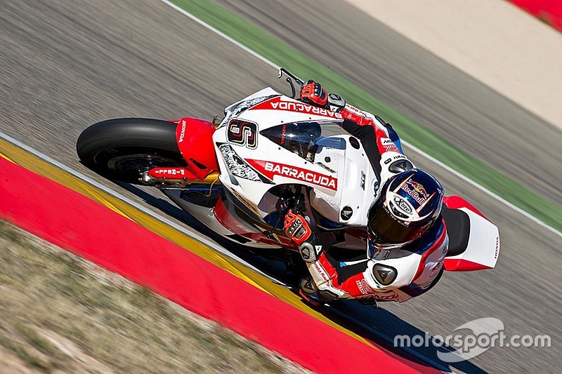 Stefan Bradl gibt Testdebüt für Honda in der Superbike-WM