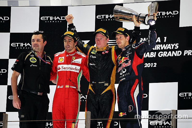 Todos los ganadores y podios del GP de Abu Dhabi
