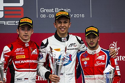 Le tableau d'honneur du GP3 2016