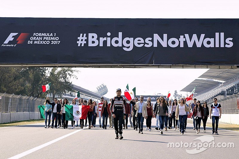 Perez schaart zich achter campagne Mexicaanse GP tegen plannen Trump