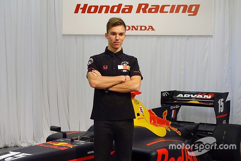 Mugen bestätigt Pierre Gasly für die Super-Formula-Saison 2017