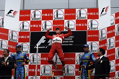 Shanghai, donde Schumacher logró su última victoria en F1