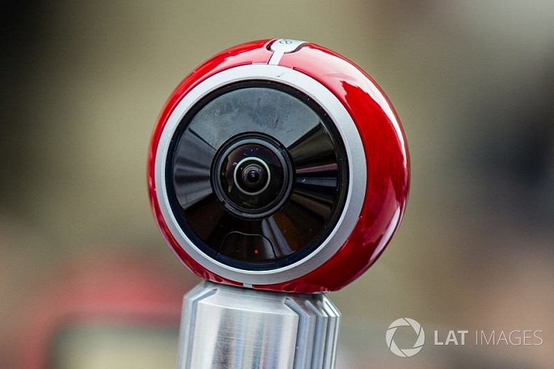 F1-bolides in 2018 uitgerust met 360-graden camera