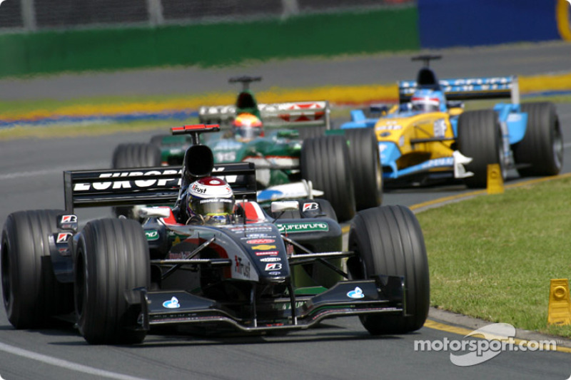 Verstappen voor de Jaguar en Renault in Melbourne