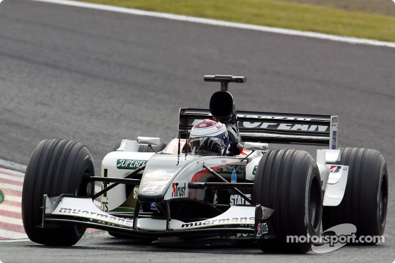 Jos Verstappen in actie op Suzuka
