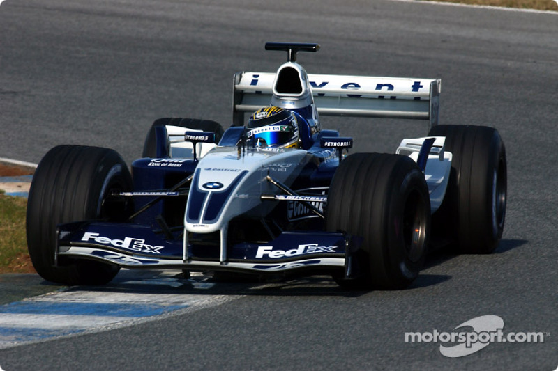 December 2003: Nieuwe test voor Williams