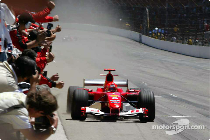 2004 - Indianapolis: Michael Schumacher, Ferrari F2004
