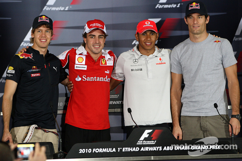 Себастьян Феттель, Red Bull Racing, Фернандо Алонсо, Scuderia Ferrari, Льюіс Хемілтон, McLaren Merce