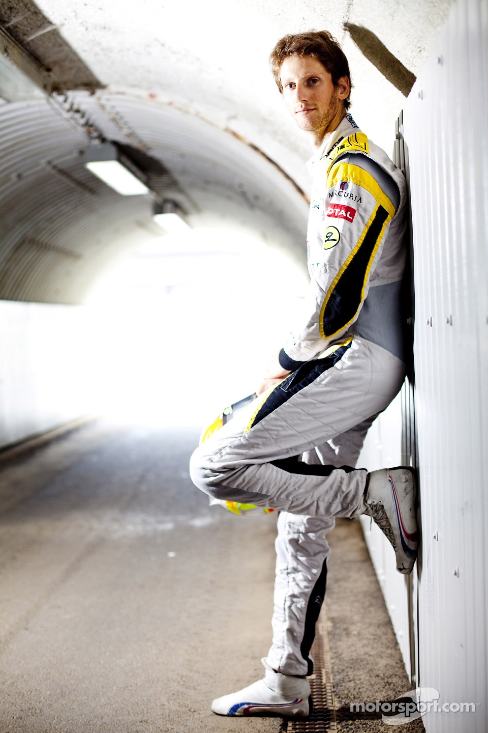 Photoshoot with 2011 GP2 Series champion Romain Grosjean