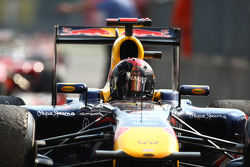 Race winner Sebastian Vettel, Red Bull Racing
