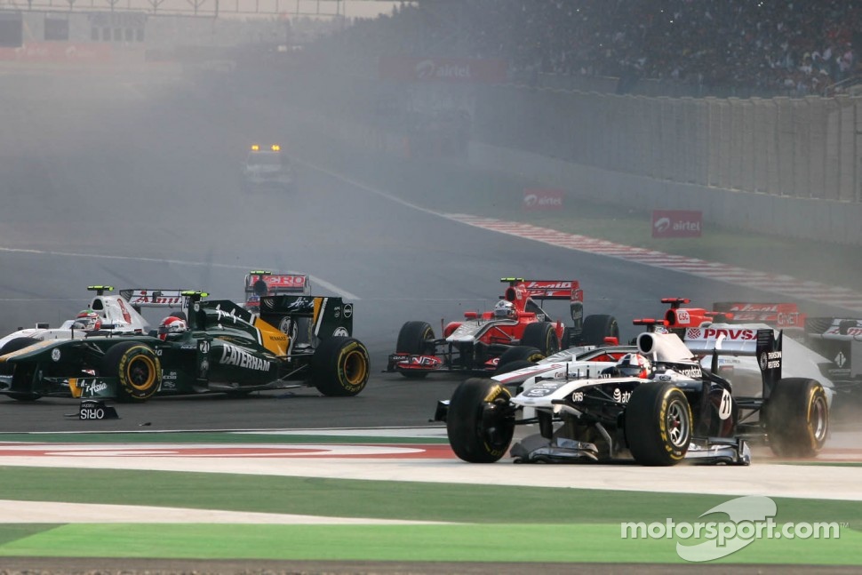 Start of the race, Rubens Barrichello, Williams F1 Team