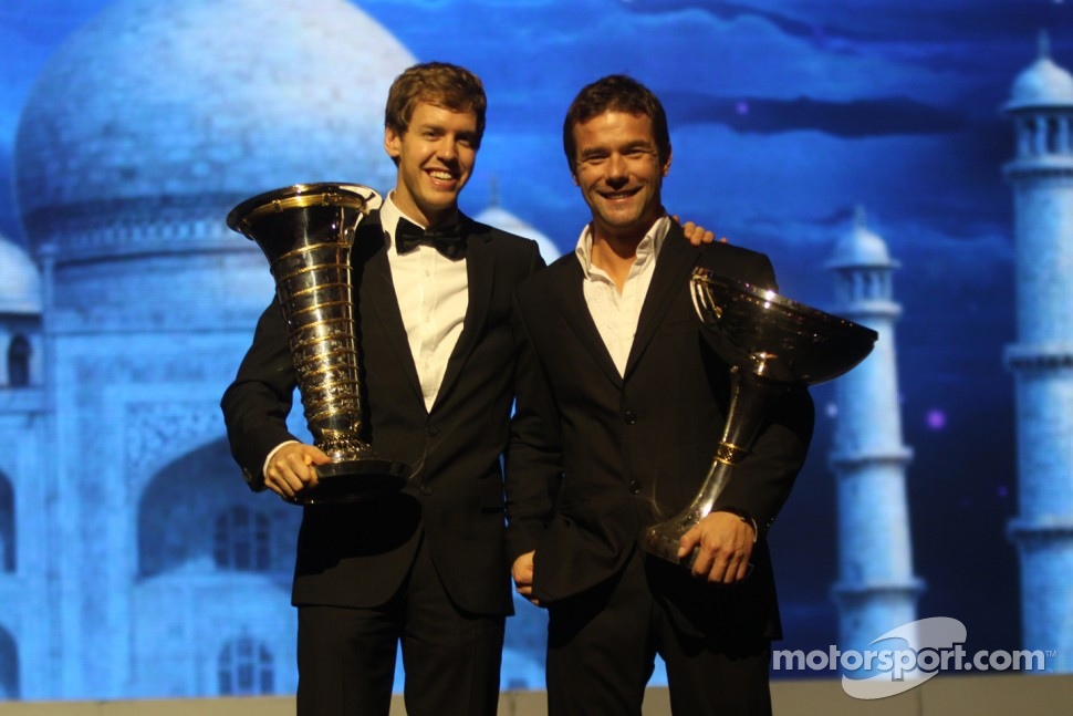 F1 champion Sebastian Vettel and WRC champion Sébastien Loeb