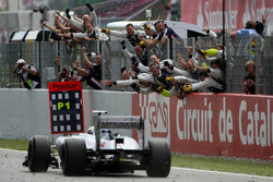 Race winner Pastor Maldonado, Williams F1 Team