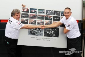 The good old days in 2012: Norbert Haug and Martin Whitmarsh before the Mercedes power changes of 2013