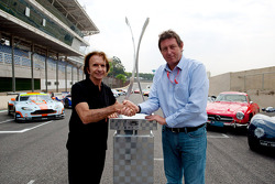 Emerson Fittipaldi, promotor 6 Uren van Sao Paulo met Gerard Neveu, FIA WEC CEO