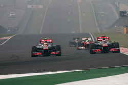 Lewis Hamilton, McLaren Mercedes and Jenson Button, McLaren Mercedes