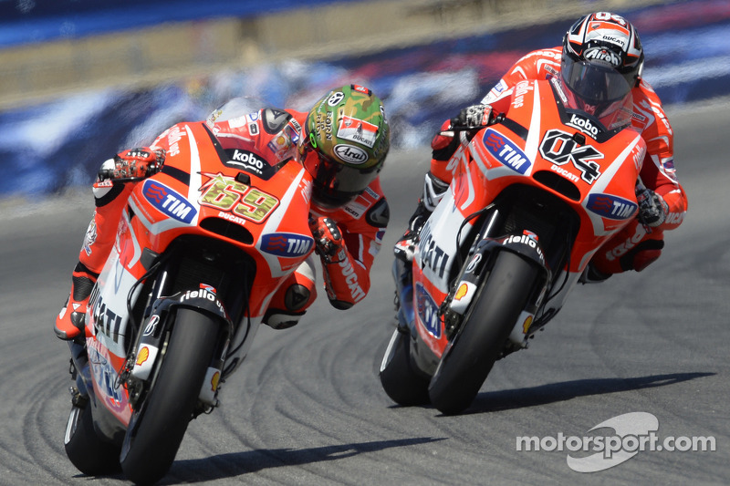 Andrea Dovizioso, Ducati Team and Nicky Hayden, Ducati Team
