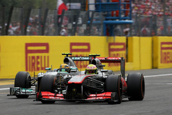 Серхіо Перес, McLaren Mercedes і Льюіс Хемілтон, Mercedes Grand Prix