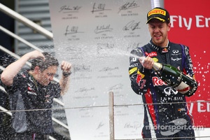 1st place Sebastian Vettel, Red Bull Racing