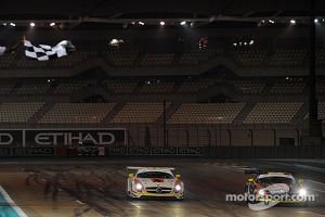 #3 Team Abu Dhabi by Black Falcon Mercedes SLS AMG GT3: Khaled Al Qubaisi, Bernd Schneider, Jeroen Bleekemolen takes the win