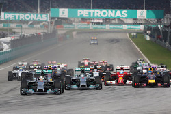 Rennstart: Lewis Hamilton, Mercedes AMG F1 W05