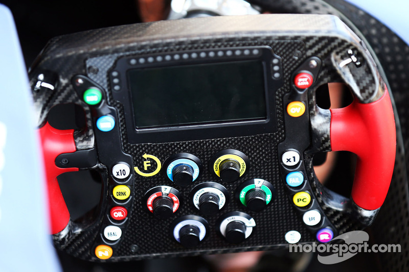 Scuderia Toro Rosso STR9 steering wheel at Spanish GP