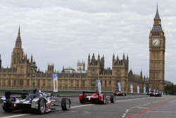 Vetture Formula E nel centro di Londra