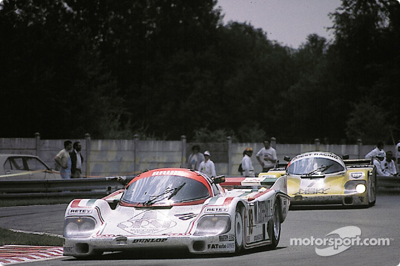 #18 Brun Motorsport Porsche 956: Oscar Larrauri, Massimo Sigala, Gabriele Tarquini