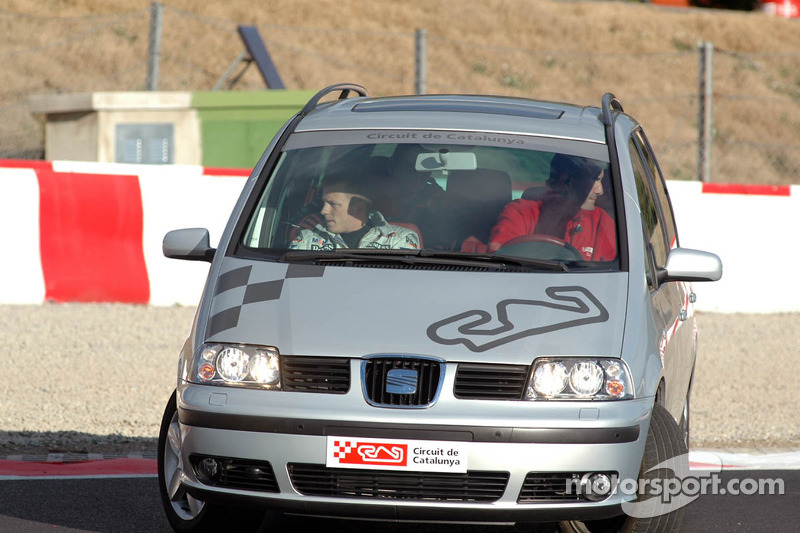 Kimi Raikkonen safety vehicle