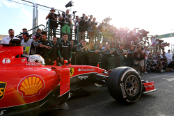 Derde plaats Sebastian Vettel, Scuderia Ferrari