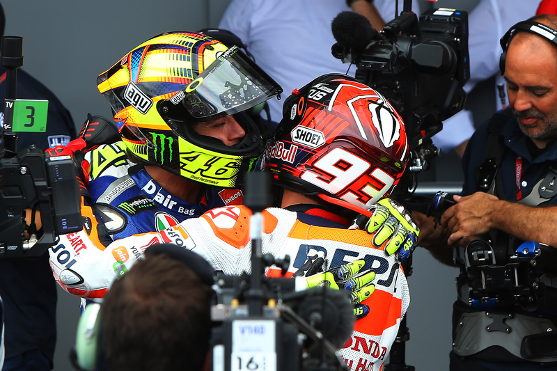 Marc Marquez és Valentino Rossi