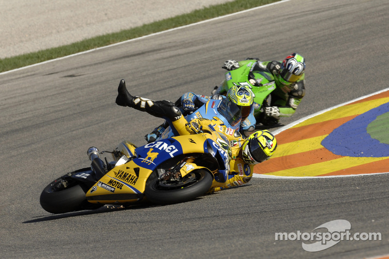 Valentino Rossi chute