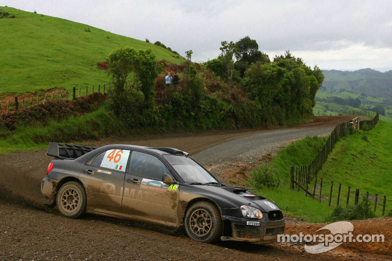 Rallye Neuseeland 2006: Valentino Rossi, Carlo Cassina, Subaru Impreza WRC
