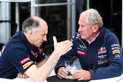 Franz Tost, Scuderia Toro Rosso Team Principal con Dr Helmut Marko, Consulente Red Bull Motorsport