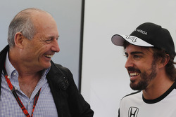 Ron Dennis y Fernando Alonso, McLaren Honda