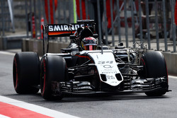 Pascal Wehrlein, Sahara Force India F1 VJM08 Test Driver con sensori di velocità