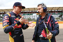 Max Verstappen, Scuderia Toro Rosso sulla griglia di partenza