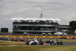 Valtteri Bottas, Williams FW37 alla partenza della gara