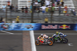 Valentino Rossi, Yamaha Factory Racing and Dani Pedrosa, Repsol Honda Team