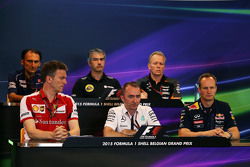 The FIA Press Conference,): Giampaolo Dall'Ara, Sauber F1 Team Head of Track Engineering; Nick Chest