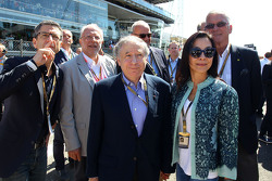 Jean Todt, Presidente FIA con la moglie Michelle Yeoh