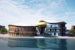 Il rendering dell'ipotizzato autodromo azero di Baku